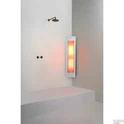 Sunshower One M Round Infrarood 140x33 Cm Inbouw - Opbouw Vlak Of Hoek White -Baden Luxe Verkoop sunshower oneplus m white hoek ir geheel