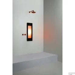 Sunshower One S Round Infrarood 95x33 Cm Inbouw - Opbouw Vlak Of Hoek Black -Baden Luxe Verkoop sunshower oneplus s black inbouw ir geheel