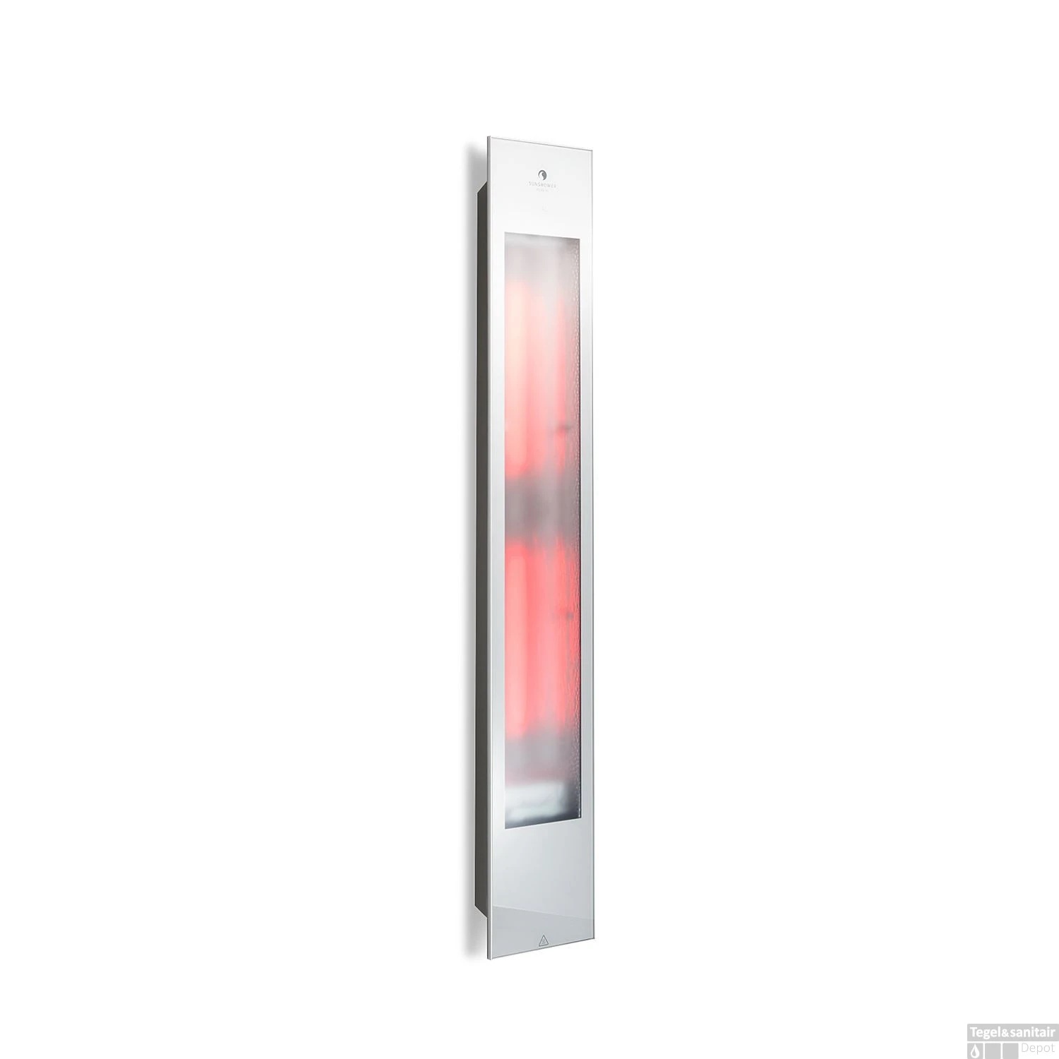 Sunshower Pure Solo White Infrarood Opbouwapparaat 20x125x18 Cm Aluminium Wit