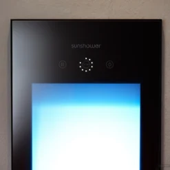 Sunshower Pure XL 2.0 Black Infrarood Inbouwapparaat 19.9x123.8x10 Cm Aluminium Zwart -Baden Luxe Verkoop sunshower uv black display
