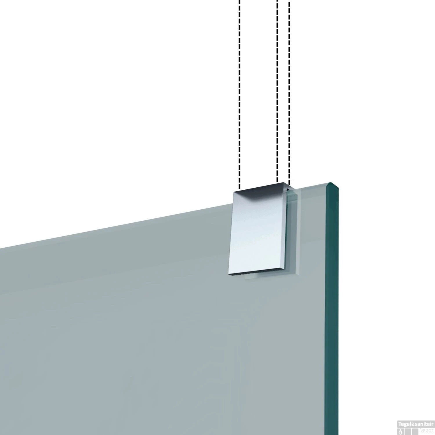 Teekoppeling / Plafond Chroom Tbv Stabilisatiestang 2 Teekoppeling / Plafond Chroom Tbv Stabilisatiestang - Afbeelding 2