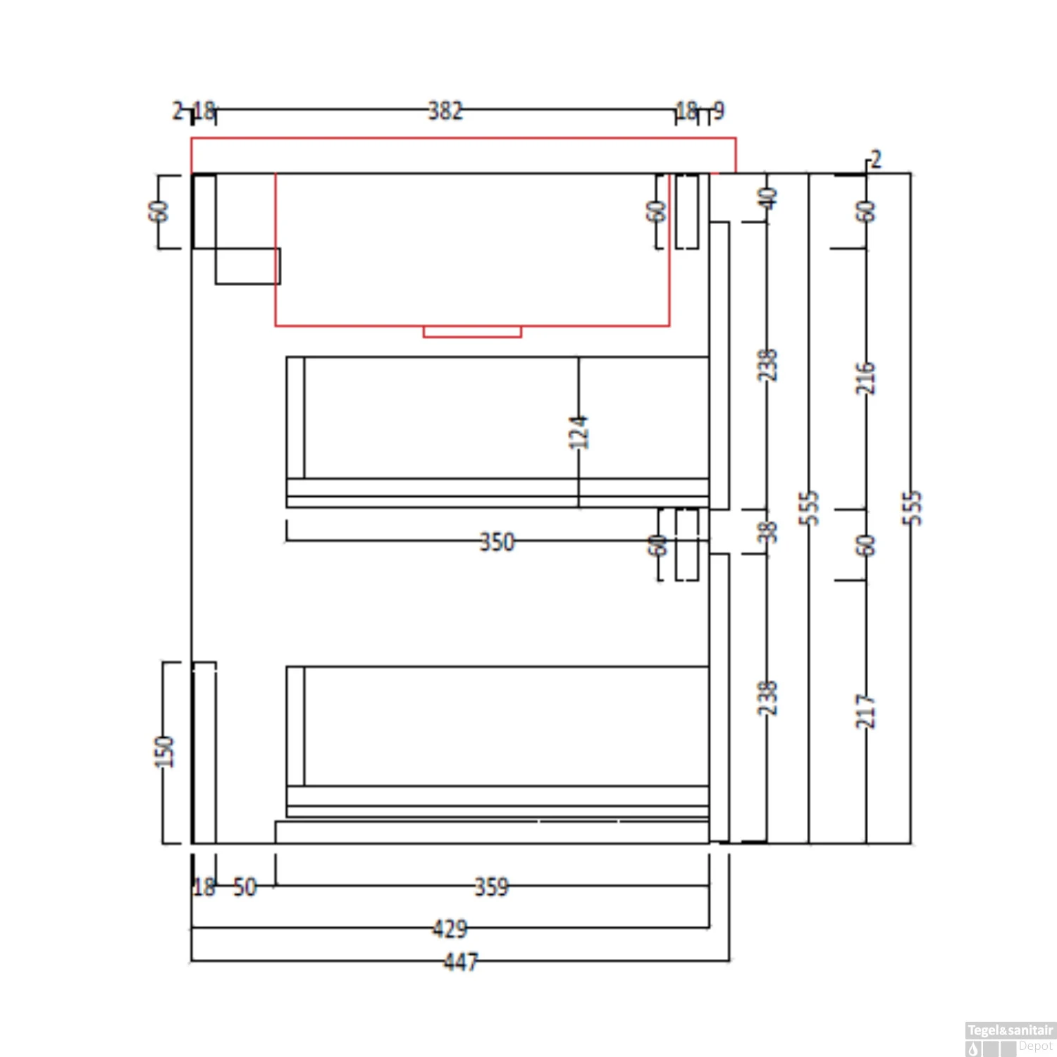 ACTIE BWS Badmeubel | Paris | 100cm | Wastafel Mat Zwart | 1 Of 2 Kraangaten | Compleet | Hoogglans Wit 8 ACTIE BWS Badmeubel | Paris | 100cm | Wastafel Mat Zwart | 1 Of 2 Kraangaten | Compleet | Hoogglans Wit - Afbeelding 8