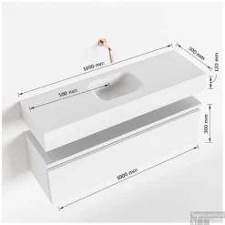 MONDIAZ ANDOR 100cm Toiletmeubel Ocher. LEX 100cm Wastafel Talc Midden Geen Kraangat 9 MONDIAZ ANDOR 100cm Toiletmeubel Ocher. LEX 100cm Wastafel Talc Midden Geen Kraangat -Baden Luxe Verkoop tekening andor 100cm midden 3182512631720 1