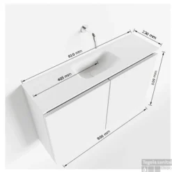 MONDIAZ TURE 80cm Toiletmeubel Smoke. EDEN Wastafel Urban Midden Geen Kraangat 9 MONDIAZ TURE 80cm Toiletmeubel Smoke. EDEN Wastafel Urban Midden Geen Kraangat -Baden Luxe Verkoop tekening ture 80 cm midden 3182512613657 2