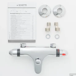 Thermostatische Badkraan Schutte Supra Chroom -Baden Luxe Verkoop thermostatische badmengkraan schutte supra chroom sfeer5