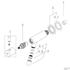 BWS Danu Inbouw Toiletkraan 1/2'' Chroom Met Keramisch Binnenwerk 5 BWS Danu Inbouw Toiletkraan 1/2'' Chroom Met Keramisch Binnenwerk -Baden Luxe Verkoop toiletkraan 12 danu chroom xl inbouw fonteinkraan 2