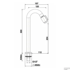 Toiletkraan XL Wiesbaden Victoria 1/2" Geborsteld Koper 5 Toiletkraan XL Wiesbaden Victoria 1/2" Geborsteld Koper -Baden Luxe Verkoop toiletkraan xl wiesbaden victoria 12 geborsteld koper tech2