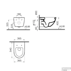 Grohe Rapid SL Toiletset Set28 B&W Zero Compact 49.5cm Met Grohe Arena Of Skate Drukplaat -Baden Luxe Verkoop toiletpot boss en wessing zero compact 0271795 tech 16