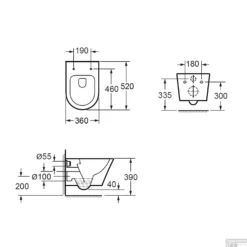 Grohe Rapid SL Toiletset Set24 Wiesbaden Vesta Rimless 52 Cm Met Grohe Arena Of Skate Drukplaat -Baden Luxe Verkoop toiletpot wiesbaden vesta rimless 52cm 32.3450 tech 6