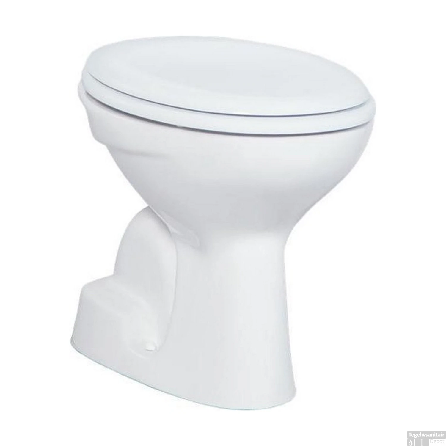 Toiletpot Staand Boss & Wessing Caro Onder Aansluiting Wit 1 Toiletpot Staand Boss & Wessing Caro Onder Aansluiting Wit