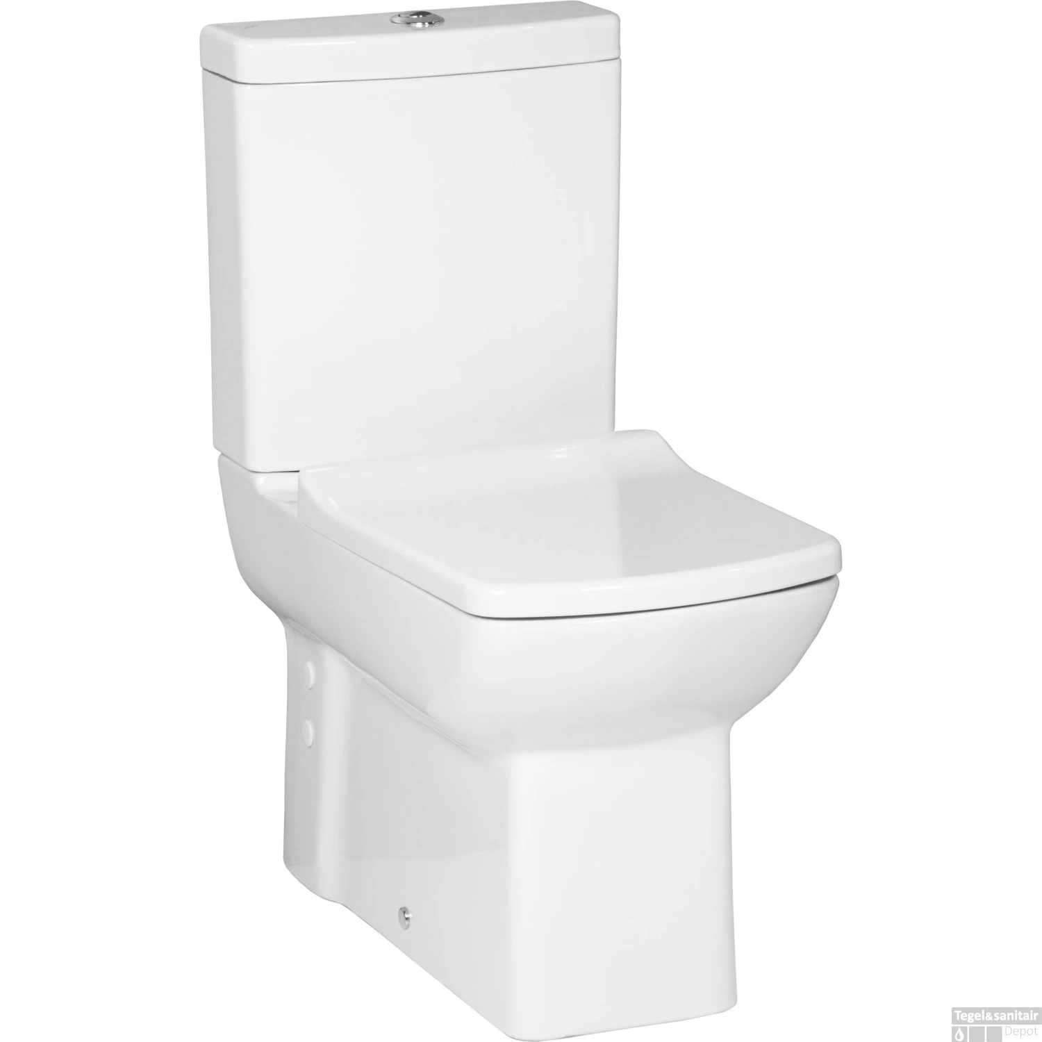 Toiletpot Staand Boss & Wessing Lara Met Bidet Achter Onder Aansluiting Wit 1 Toiletpot Staand Boss & Wessing Lara Met Bidet Achter Onder Aansluiting Wit