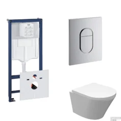 Grohe Rapid SL Toiletset Set18 Wiesbaden Vesta Junior Rimless 47 Cm Met Grohe Arena Of Skate Drukplaat -Baden Luxe Verkoop toiletset grohe rapid sl set18 shop 1