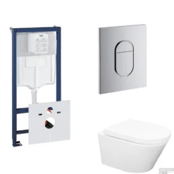 Grohe Rapid SL Toiletset Set24 Wiesbaden Vesta Rimless 52 Cm Met Grohe Arena Of Skate Drukplaat -Baden Luxe Verkoop toiletset grohe rapid sl set24 shop 2