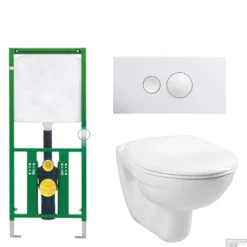 Viega EcoPlus Toiletset Set01 B&W Basic Smart Met Visign For Style 10 Drukplaat -Baden Luxe Verkoop toiletset viega ecoplus set01 shop 1
