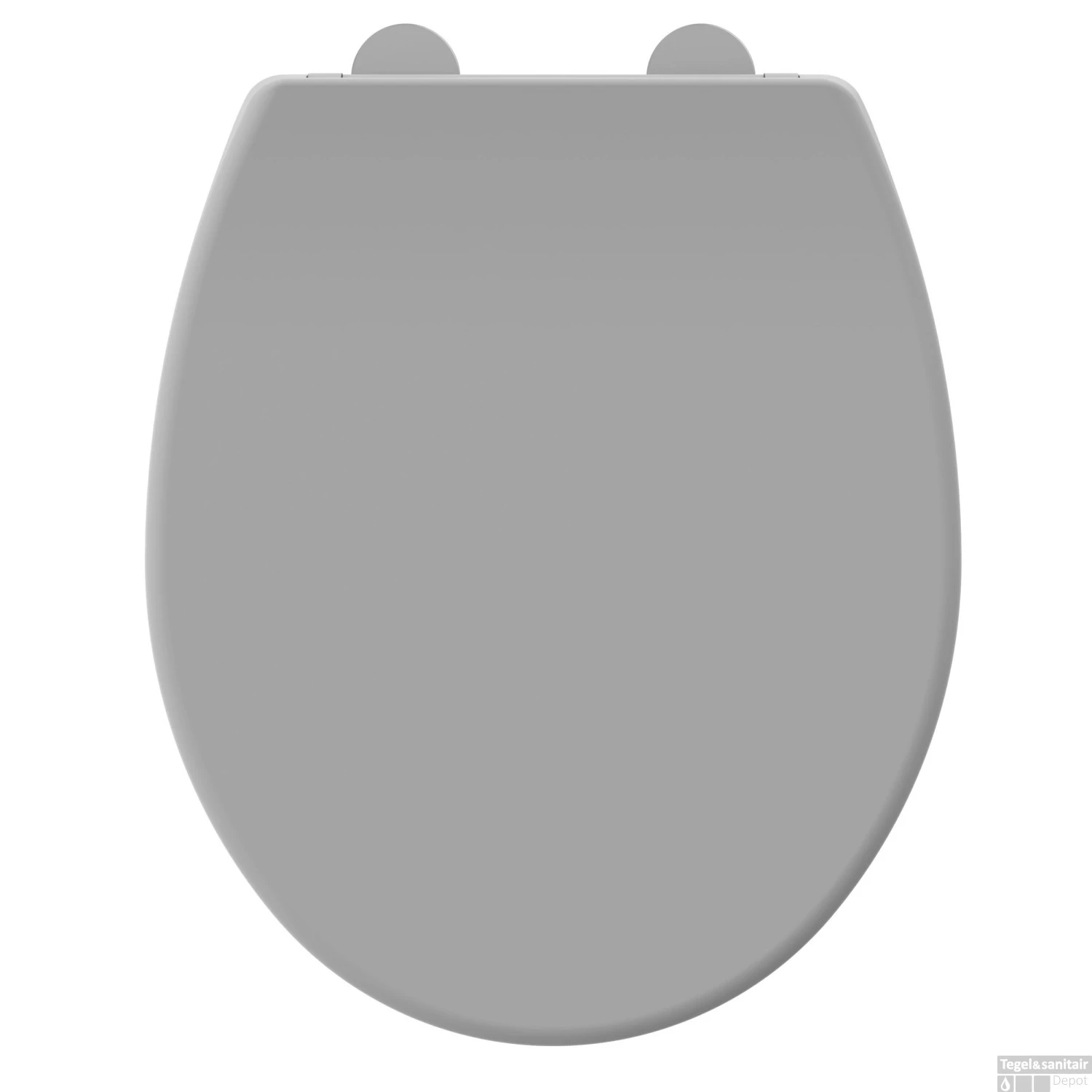 Toiletzitting Allibert Dolceo Afklikbaar 37x5,5x46,5 Cm SoftClose Mat Grijs - Afbeelding 4