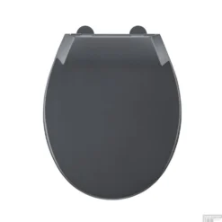 Toiletzitting Allibert Mila Afklikbaar 37,2x5,2x45 Cm Soft-Close Kunststof Antraciet