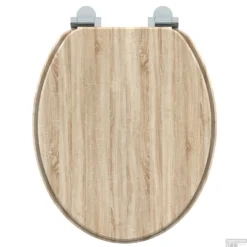 Toiletzitting Allibert Naturo 36,7x5x45 Cm Licht Eiken -Baden Luxe Verkoop toiletzitting allibert naturo 36 7x5x45 cm licht eiken sfeer1