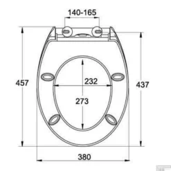 Toiletzitting Allibert System Soft-Close Afklikbaar Glanzend Wit -Baden Luxe Verkoop toiletzitting allibert system glanzend wit tech