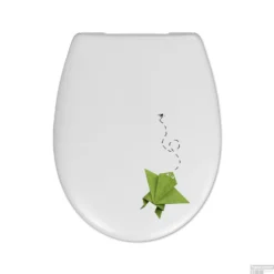 Toiletzitting Cedo Frog En Flies Softclose Wit