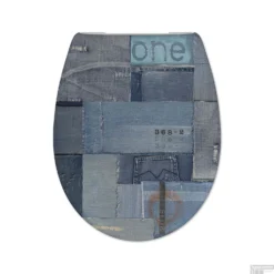 Toiletzitting Cedo Jeans Softclose Blauw