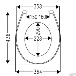 Toiletzitting Cedo Sneaker Softclose Wit Blauw -Baden Luxe Verkoop toiletzitting cedo sneaker softclose wit blauw tech 1