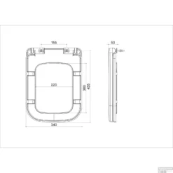 Toiletzitting Met Deksel Wiesbaden Carré Softclose Wit -Baden Luxe Verkoop toiletzitting met deksel wiesbaden carr softclose wit tech