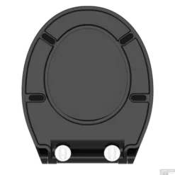 Toiletzitting Schutte Slim Black Ultra Dun Afklikbaar Soft Close Zwart Verstelbaar HoH 7 Tot 19 Cm -Baden Luxe Verkoop toiletzitting schutte slim black ultra dun afklikbaar soft close zwart detail2