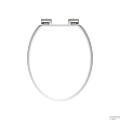 Toiletzitting Schutte White Soft Close MDF Wit