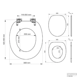 Toiletzitting Tiger Baya Softclose Hout Lava -Baden Luxe Verkoop toiletzitting tiger baya softclose hout lava tec