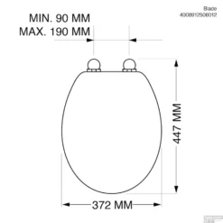 Toiletzitting Tiger Blade Duroplast Softclose Wit -Baden Luxe Verkoop toiletzitting tiger blade duroplast softclose wit tech 1