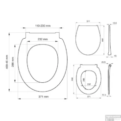 Toiletzitting Tiger Pasadena Thermoplast Softclose Quickrelease Wit -Baden Luxe Verkoop toiletzitting tiger pasadena thermoplast softclose quickrelease wit tec
