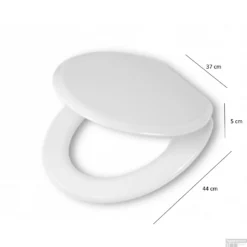 Toiletzitting Tiger Reno Softclose Hout Wit -Baden Luxe Verkoop toiletzitting tiger reno softclose hout wit tech