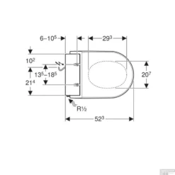 Toiletzitting Met Onderdouche Geberit AquaClean Tuma Comfort Alpien Wit -Baden Luxe Verkoop toiletzitting tuma comfort geberit alpien wit tech1