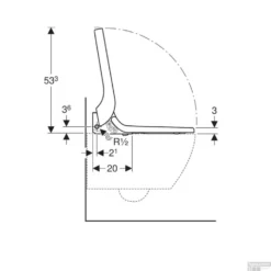Toiletzitting Met Onderdouche Geberit AquaClean Tuma Comfort Alpien Wit -Baden Luxe Verkoop toiletzitting tuma comfort geberit alpien wit tech3