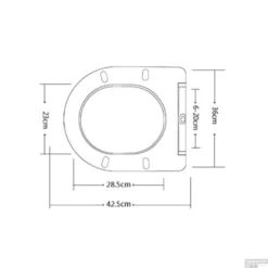 Toiletzitting Wiesbaden Nibiru Softclose Zitting 36 Cm + Deksel Wit -Baden Luxe Verkoop toiletzitting wiesbaden nibiru softclose zitting 36 cm deksel wit 32.4641 tech