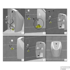 Urinoir Boss & Wessing Aloni 34x55 Cm Met Sensor Wit -Baden Luxe Verkoop tp645 handleiding 1