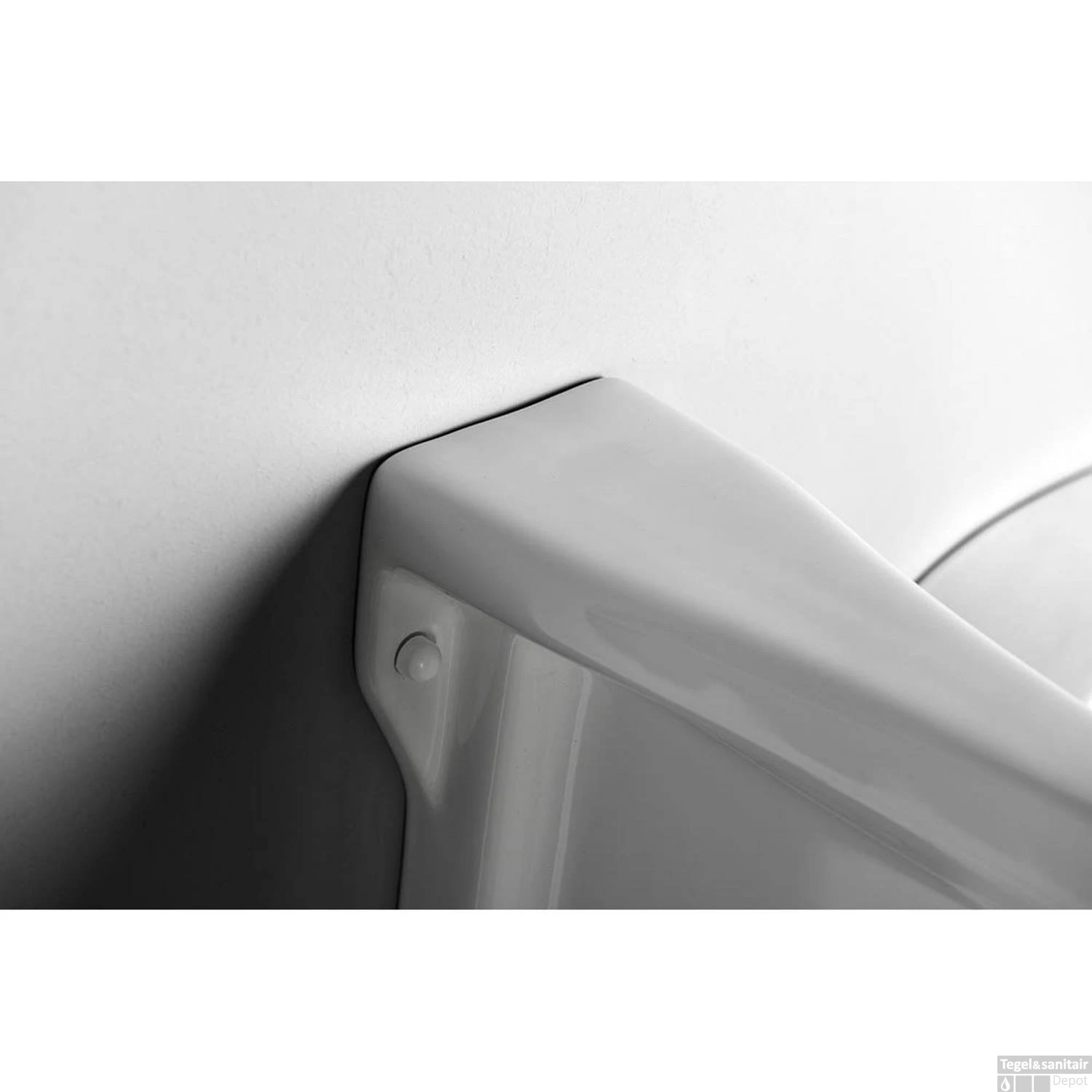 Urinoirscherm Schaamschot Sapho 60x36 Cm Keramiek Wit 3 Urinoirscherm Schaamschot Sapho 60x36 Cm Keramiek Wit - Afbeelding 3