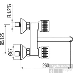Tres Ese-23 Keukenkraan Chroom 123210