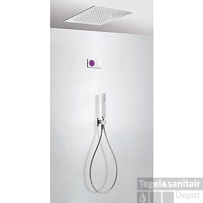 Tres Electronische Inbouw Doucheset Met Regendouche Chroom 09286552 2 Tres Electronische Inbouw Doucheset Met Regendouche Chroom 09286552 - Afbeelding 2