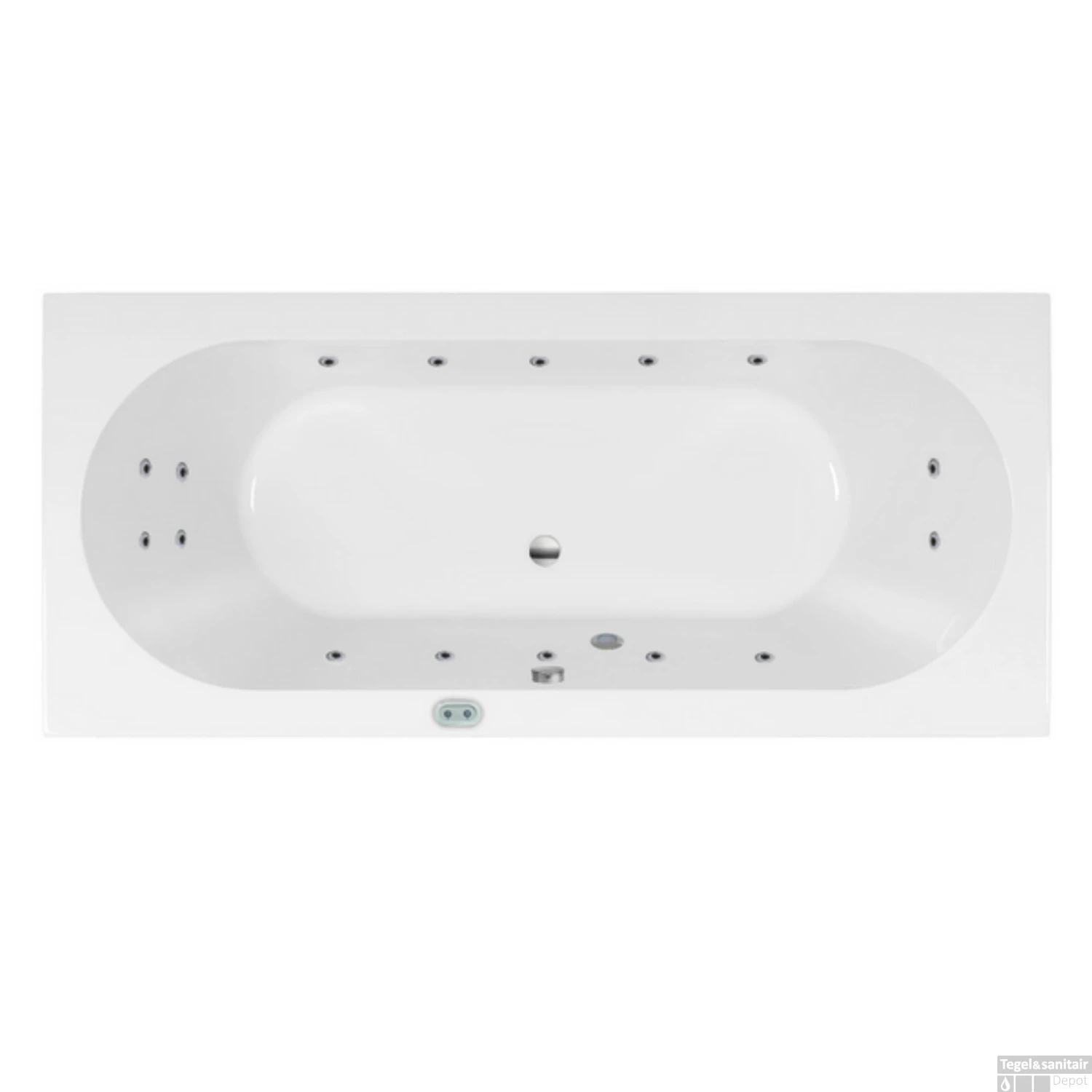 Whirlpool Boss & Wessing Urby Silent 1 180x80cm Enkel Systeem 2 Whirlpool Boss & Wessing Urby Silent 1 180x80cm Enkel Systeem - Afbeelding 2