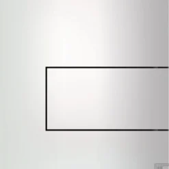 Urinoir Bedieningsplaat TECE Square Metaal Glanzend Wit 12,4x14,4 Cm