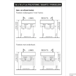 INK Versus Fontein Onderkast Universeel Links- Of Rechts Draaiend 36x18x27cm Mat Grijs -Baden Luxe Verkoop versus onderkast 1 5