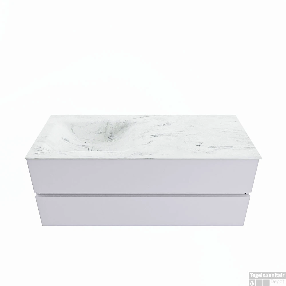 MONDIAZ VICA-DLUX 120cm Badmeubel Onderkast Cale 2 Lades. Inbouw Wastafel CLOUD Links 1 Kraangat, Kleur Opalo. 1 MONDIAZ VICA-DLUX 120cm Badmeubel Onderkast Cale 2 Lades. Inbouw Wastafel CLOUD Links 1 Kraangat, Kleur Opalo.