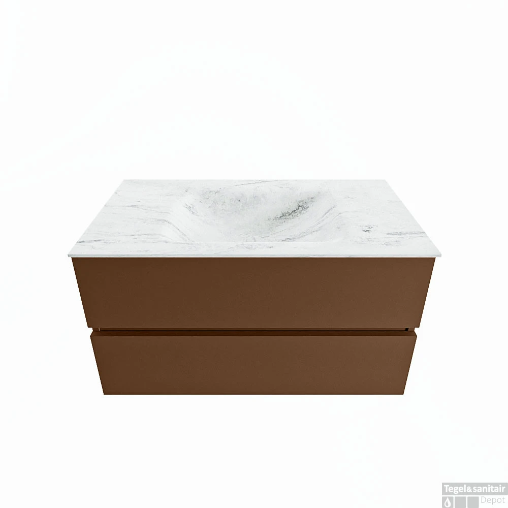 MONDIAZ VICA-DLUX 90cm Badmeubel Onderkast Rust 2 Lades. Inbouw Wastafel CLOUD Midden 1 Kraangat, Kleur Opalo, En Spiegel Model SPOT 2 MONDIAZ VICA-DLUX 90cm Badmeubel Onderkast Rust 2 Lades. Inbouw Wastafel CLOUD Midden 1 Kraangat, Kleur Opalo, En Spiegel Model SPOT - Afbeelding 2