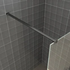 Vierkante Stabilisatiestang 120 Cm Mat Zwart (complete Set)