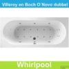 Ligbad Villeroy & Boch O.novo 180x80 Cm Balboa Whirlpool Systeem Dubbel