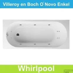 Ligbad Villeroy & Boch O.novo 170x75 Cm Balboa Whirlpool Systeem Enkel