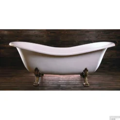 Vrijstaand Bad Sapho Charleston 188x80x71 Cm Wit Met Leeuwenpoten Brons -Baden Luxe Verkoop vrijstaand bad sapho charleston 188x80x71 cm wit met leeuwenpoten brons 1