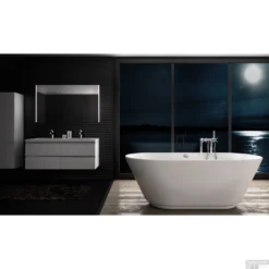 Vrijstaand Ligbad Allibert Zora 176x80x59 Cm Wit -Baden Luxe Verkoop vrijstaand ligbad allibert zora 176x80x59 cm wit sfeer1