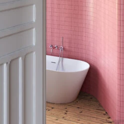 Vrijstaand Ligbad Clou Solium Geïntegreerde Overloop Met Chrome Plug Mat Wit -Baden Luxe Verkoop vrijstaand ligbad clou solium ge iuml ntegreerde overloop met chrome plug mat wit sfeer